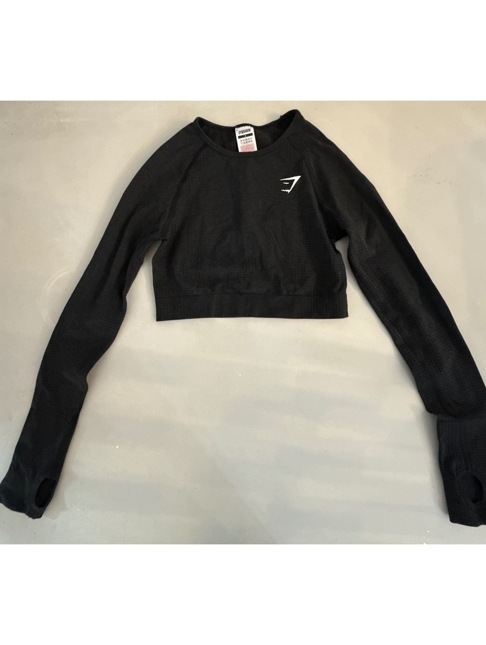 Gymshark long sleeve crop top size small